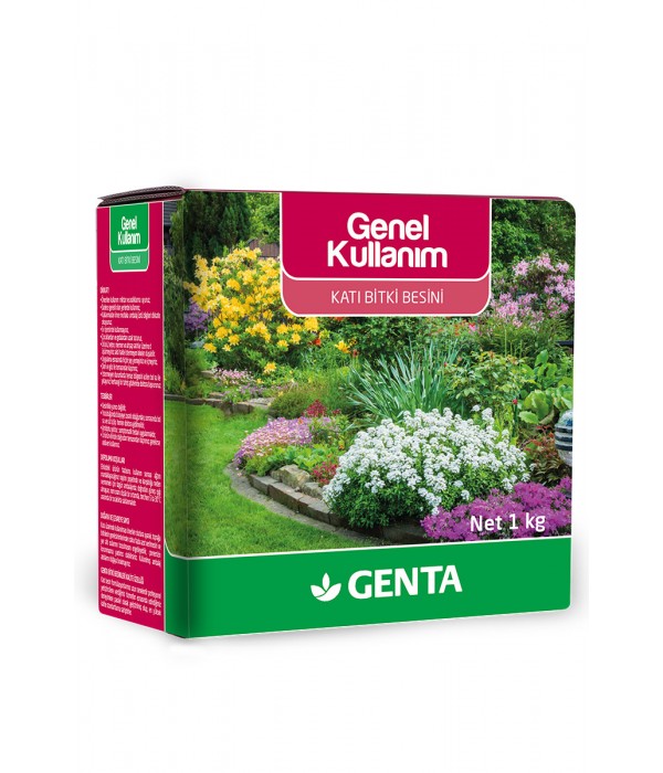 Genta - Genel Kullanım Katı Bitki Besini - 1 kg Genta - Genel Kullanım Katı Bitki Besini - 1 kg