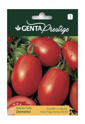 Genta - Yemeklik ve Salçalık Oval İtalyan Tarla Domatesi Tohumu 2gr Genta - Yemeklik ve Salçalık Oval İtalyan Tarla Domatesi Tohumu 2gr