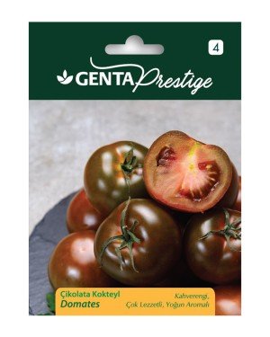 Genta - Kahverengi ve Yoğun Aromalı Çikolata Kokteyl Domates Tohumu