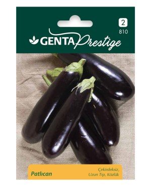 Genta - Çekirdeksiz Közlük Uzun Tip Patlıcan Tohumu 0,2gr Genta - Çekirdeksiz Közlük Uzun Tip Patlıcan Tohumu 0,2gr