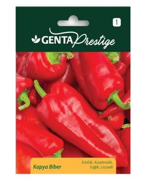 Genta - Közlük ve Kızartmalık Kapya Biber Tohumu 1gr