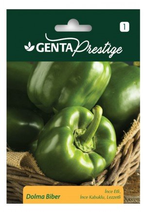 Genta - İnce Etli ve İnce Kabuklu Dolma Biber Tohumu 1gr