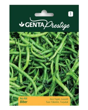 Genta - İnce Yapılı ve Lezzetli Acı Kıl Biber Tohumu