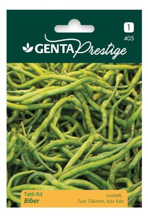 Genta - Tatlı Kıl Biber Tohumu 1gr Genta - Tatlı Kıl Biber Tohumu 1gr