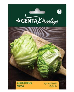 Genta - Açık Yeşil Renkli İri Göbek Marul Tohumu 3gr