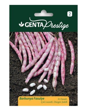 Genta - İri Taneli Barbunya Fasulye Tohumu 2gr,
