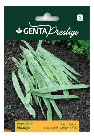 Genta - Kılçıksız Ayşe Kadın Fasulye Tohumu 15gr Genta - Kılçıksız Ayşe Kadın Fasulye Tohumu 15gr