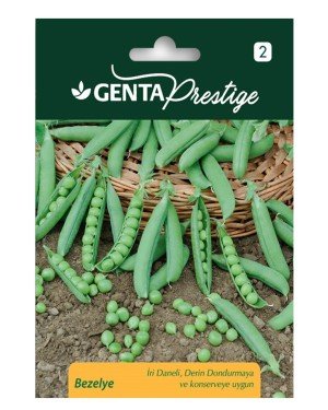 Genta - İri Taneli Konserveye Uygun Bezelye Tohumu 2gr Genta - İri Taneli Konserveye Uygun Bezelye Tohumu 2gr