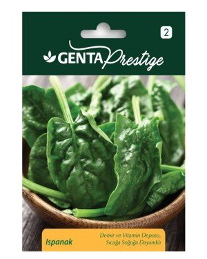 Genta - Sıcak ve Soğuğa Dayanıklı Ispanak Tohumu 3gr
