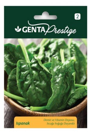 Genta - Sıcak ve Soğuğa Dayanıklı Ispanak Tohumu 3gr