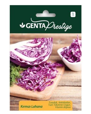 Genta - Turşuluk ve Salatalık Kırmızı Lahana Tohumu 0,15gr Genta - Turşuluk ve Salatalık Kırmızı Lahana Tohumu 0,15gr