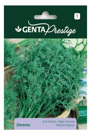 Genta - Kokulu ve Yoğun Aromalı Dereotu Tohumu 3gr Genta - Kokulu ve Yoğun Aromalı Dereotu Tohumu 3gr