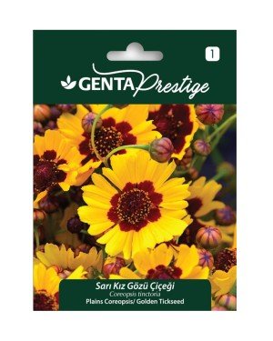  Genta - Sarı Kız Gözü Çiçeği Tohumu 1gr