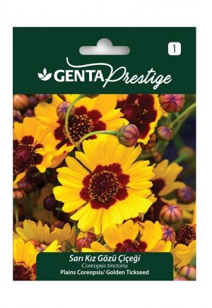 Genta - Sarı Kız Gözü Çiçeği Tohumu 1gr
