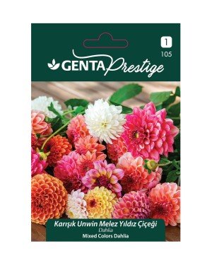 Genta - Karışık Unwin Melez Yıldız Çiçeği Tohumu 1gr Genta - Karışık Unwin Melez Yıldız Çiçeği Tohumu 1gr