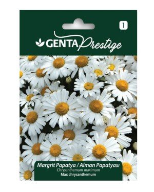 Genta - Margrit Papatya - Alman Papatyası Tohumu 1gr Genta - Margrit Papatya - Alman Papatyası Tohumu 1gr