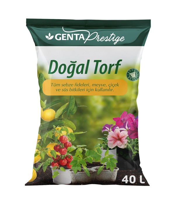 Genta - Bitkiler İçin Organik - Doğal Torf - 40 lt Genta - Bitkiler İçin Organik - Doğal Torf - 40 lt