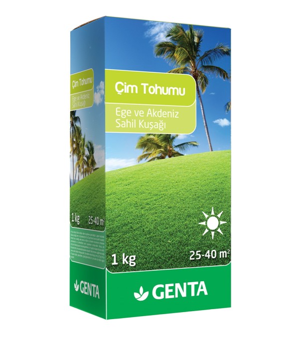 Genta - Ege ve Akdeniz Sahil Kuşağı Çim Tohumu - 1 kg