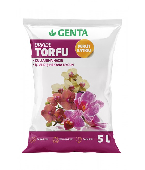 Genta - Orkideler İçin Torf - 5 kg Genta - Orkideler İçin Torf - 5 kg