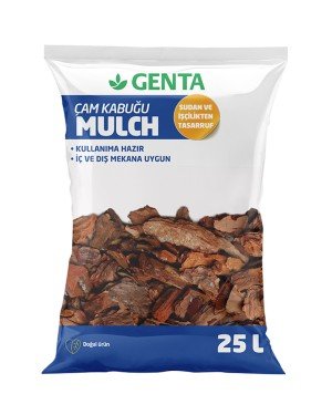 Genta - Bitkiler İçin Çam Kabuğu - 25 lt