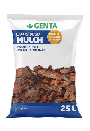 Genta - Bitkiler İçin Çam Kabuğu - 25 lt Genta - Bitkiler İçin Çam Kabuğu - 25 lt