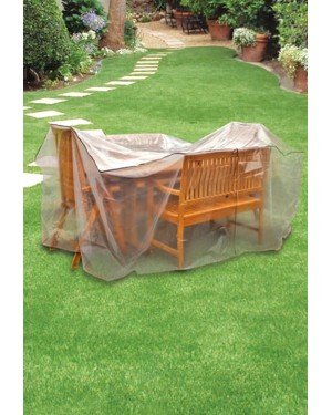 Homaks - 340x190x100 cm Mobilya Koruma Örtüsü Su Geçirmez - Masa ve 8 Sandalye İçin