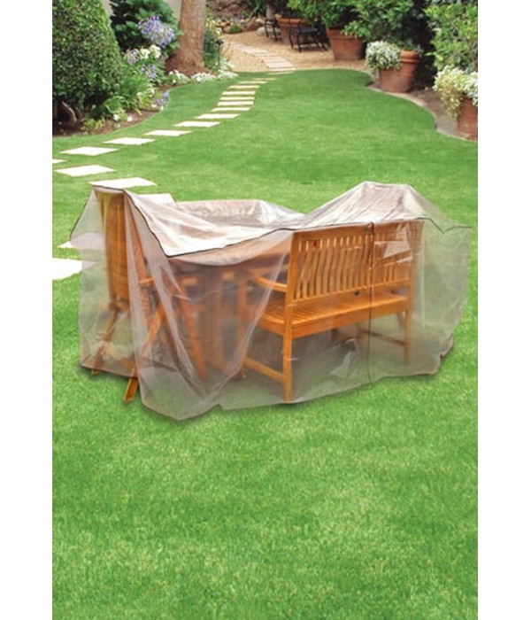 Homaks - 340x190x100 cm Mobilya Koruma Örtüsü Su Geçirmez - Masa ve 8 Sandalye İçin Homaks - 340x190x100 cm Mobilya Koruma Örtüsü Su Geçirmez - Masa ve 8 Sandalye İçin