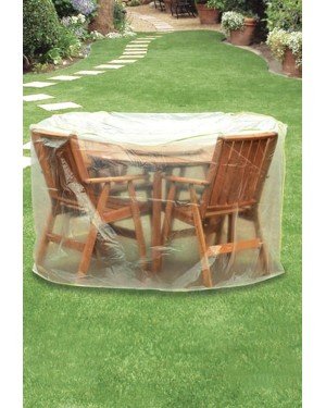 Homaks - 200x100x100 cm Mobilya Koruma Örtüsü Su Geçirmez - Masa ve 4-6 Sandalye İçin