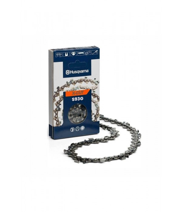 Husqvarna - X-Cut S93G Top Zincir 91 1,3 mm Yarım Köşeli 50A Husqvarna - X-Cut S93G Top Zincir 91 1,3 mm Yarım Köşeli 50A