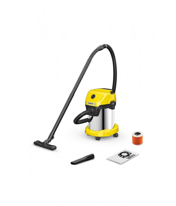 Karcher - WD 3 S V-17/4/20 Islak Kuru Elektrikli Süpürge Karcher - WD 3 S V-17/4/20 Islak Kuru Elektrikli Süpürge