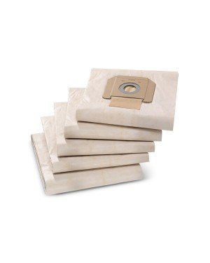 Karcher - NT Serisi Kağıt Toz Torbası - 5'li Paket (NT 48, NT 65, NT 70, NT 72, NT 75, NT 80, WET VAC Uyumlu)