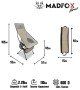 Madfox Airnest Ultra Katlanır Kamp Sandalyesi Krem
