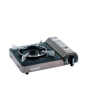 Orcamp - Tekli Portatif Ocak Gaz Stop Emniyetli Gri CK-505-Gri