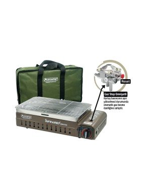 Orcamp - Dumansız Izgara Ocak CK-507-Kahverengi