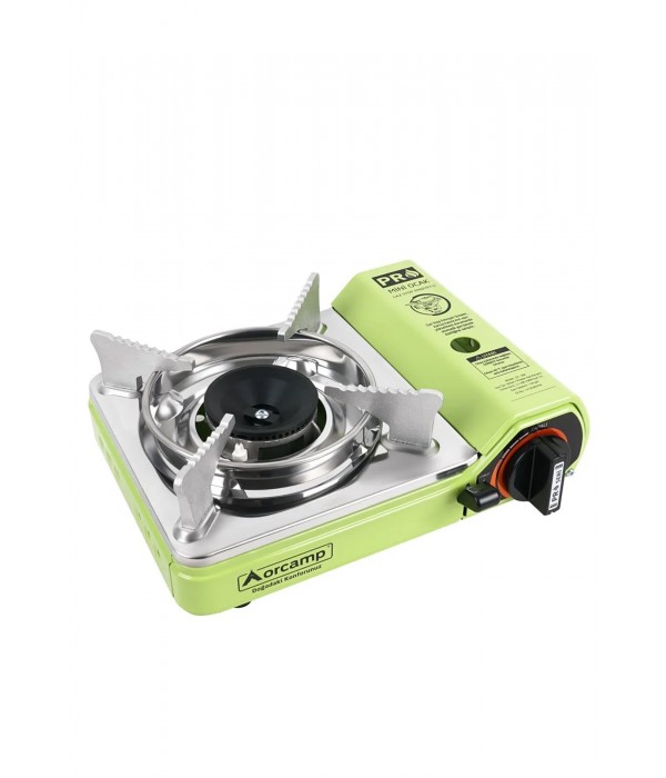 Orcamp - Tekli Mini Portatif Ocak Yeşil CK-506-Yeşil Orcamp - Tekli Mini Portatif Ocak Yeşil CK-506-Yeşil