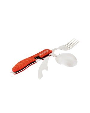 Orcamp - Kamp Çatal Kaşık Bıçak Seti Kırmızı OUT-1350-Kirmizi