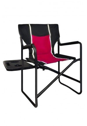 Orcamp - Katlanır Yan masalı Lüks Kamp Sandalyesi Kırmızı OUT-2250 Orcamp - Katlanır Yan masalı Lüks Kamp Sandalyesi Kırmızı OUT-2250