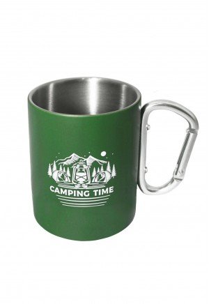 Orcamp - Karabinali Paslanmaz Çelik Kupa Yeşil OUT-1850-Yeşil Orcamp - Karabinali Paslanmaz Çelik Kupa Yeşil OUT-1850-Yeşil