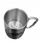 Orcamp - Karabinali Paslanmaz Çelik Kupa İnox OUT-1850-İnox Orcamp - Karabinali Paslanmaz Çelik Kupa İnox OUT-1850-İnox