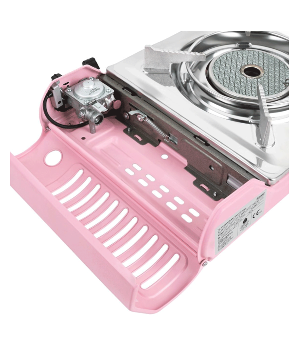 Orcamp Pro Seramik Portatif Ocak Gaz Stop Emniyetli Pembe CK-508 Tekli Orcamp Pro Seramik Portatif Ocak Gaz Stop Emniyetli Pembe CK-508 Tekli