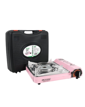 Orcamp Pro Seramik Portatif Ocak Gaz Stop Emniyetli Pembe CK-508 Tekli