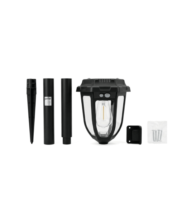 Panther PT-B214 Solar Hareket Sensörlü Bahçe Çim Aydınlatma Armatürü Panther PT-B214 Solar Hareket Sensörlü Bahçe Çim Aydınlatma Armatürü