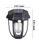 Panther PT-B214 Solar Hareket Sensörlü Bahçe Çim Aydınlatma Armatürü Panther PT-B214 Solar Hareket Sensörlü Bahçe Çim Aydınlatma Armatürü