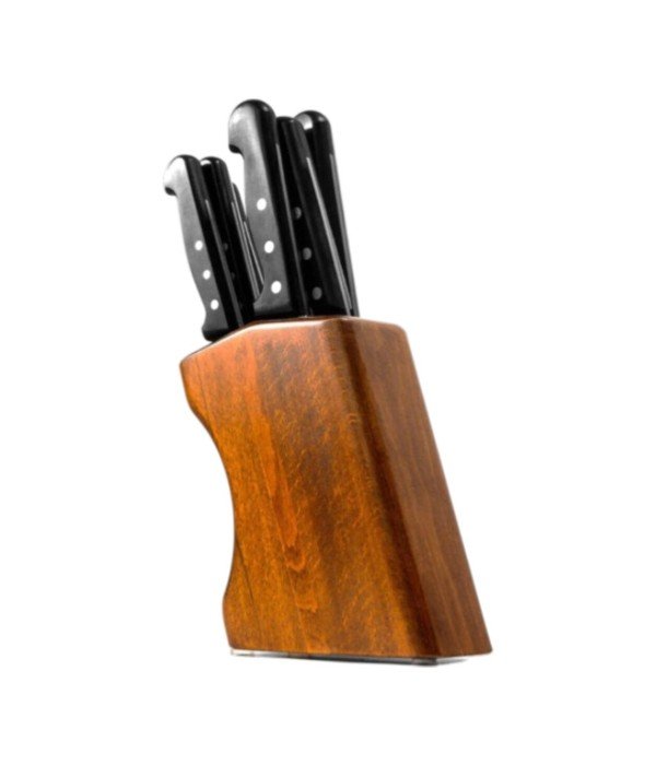 Pirge Superior Bloklu Bıçak Seti 6lı Sİyah - 35053