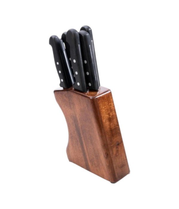 Pirge Superior Bloklu Bıçak Seti 6lı Sİyah - 35053