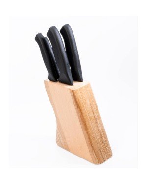 Pirge Ecco Bloklu Bıçak Seti Siyah 5li - 38410