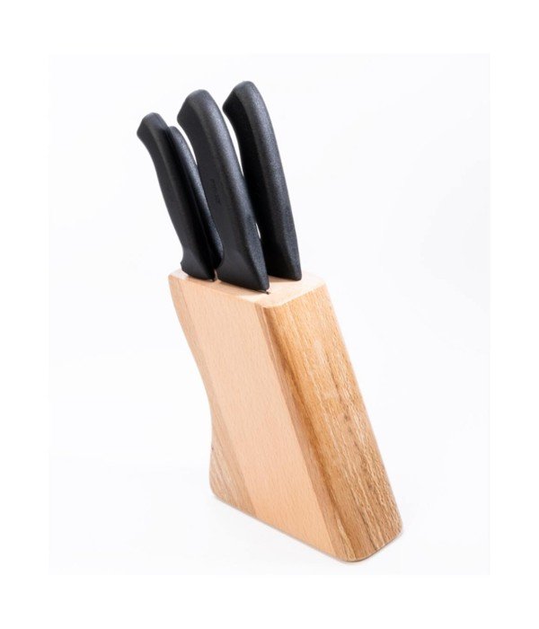 Pirge Ecco Bloklu Bıçak Seti Siyah 5li - 38410 Pirge Ecco Bloklu Bıçak Seti Siyah 5li - 38410