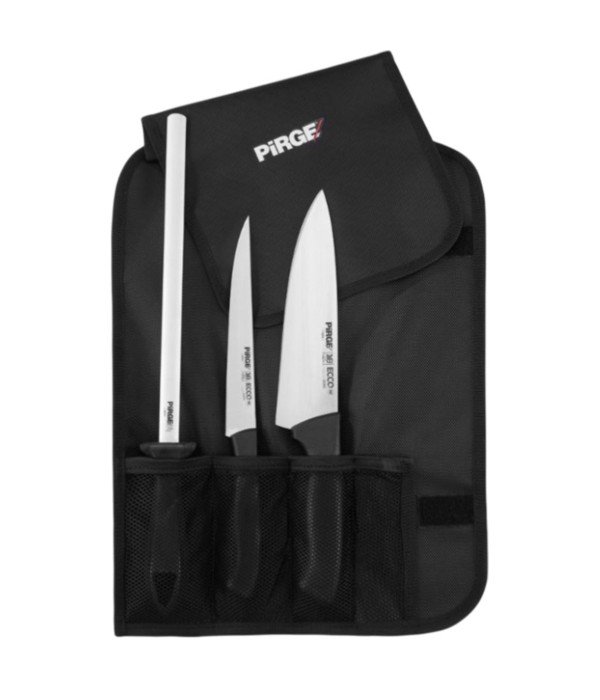 Pirge Ecco Çantalı 3lü Bıçak Seti - 38403 Pirge Ecco Çantalı 3lü Bıçak Seti - 38403