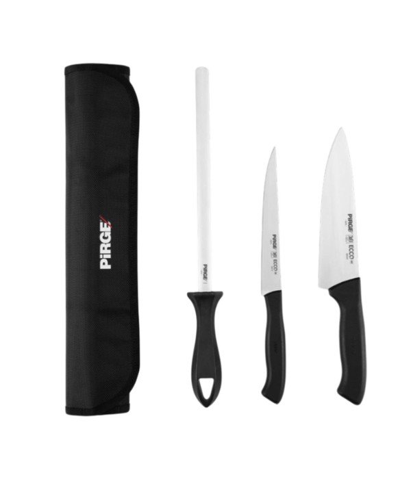 Pirge Ecco Çantalı 3lü Bıçak Seti - 38403 Pirge Ecco Çantalı 3lü Bıçak Seti - 38403