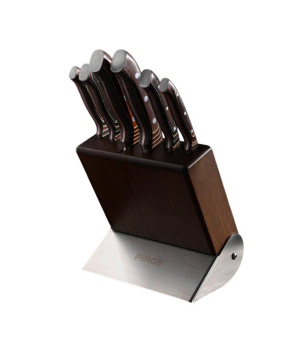 Pirge Elite Bloklu Bıçak Seti - 35065 Pirge Elite Bloklu Bıçak Seti - 35065